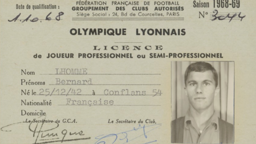 Bernard Lhomme, l&eacute;gende de l'OL est d&eacute;c&eacute;d&eacute;