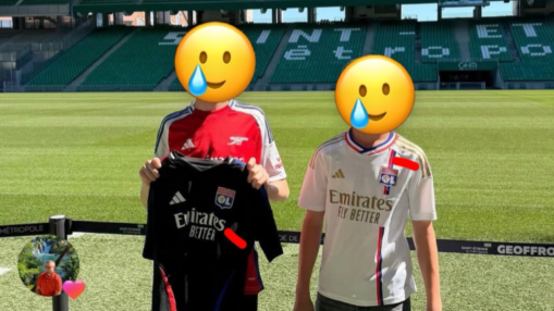 Maillots de l’OL à Geoffroy-Guichard : une sortie de jeunes fait polémique sur les réseaux Maillots de l’OL à Geoffroy-Guichard : une sortie de jeunes fait polémique sur les réseaux