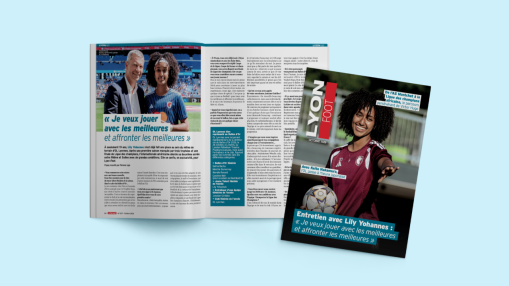 Une interview exclusive de Lily Yohannes (OL Lyonnes) &agrave; lire en octobre dans Lyon Foot