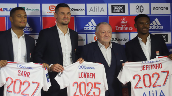 OL : les recrues Dejan Lovren, Amin Sarr et Jeffinho présentées officiellement