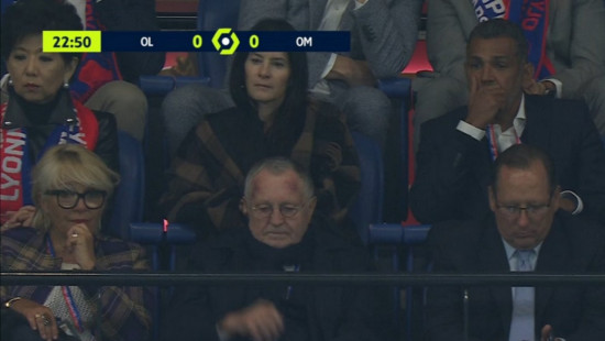 En plus de John Textor, Michele Kang a assisté à OL-OM