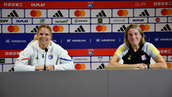 Sonia Bompastor et Eugénie Le Sommer avant PFC-OL : "C’est un choc de D1 Arkema" Sonia Bompastor et Eugénie Le Sommer avant PFC-OL : "C’est un choc de D1 Arkema"