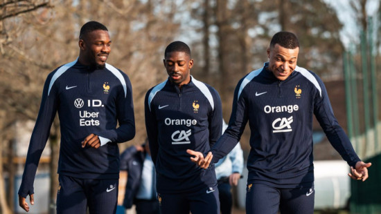 Les Bleus à Lyon à la veille de France-Allemagne Les Bleus à Lyon à la veille de France-Allemagne
