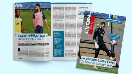 Lucas Perri, de l’ombre à la lumière, à lire en septembre dans Lyon Foot Lucas Perri, de l’ombre à la lumière, à lire en septembre dans Lyon Foot