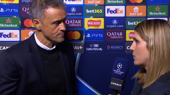Luis Enrique arrogant avec la lyonnaise Margot Dumont : "Vous ne comprendriez pas ma tactique" Luis Enrique arrogant avec la lyonnaise Margot Dumont : "Vous ne comprendriez pas ma tactique"