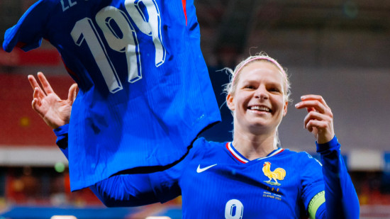 Avec 199 sélections avec l'Equipe de France, Eugénie Le Sommer (OL féminin) se paye un incroyable record