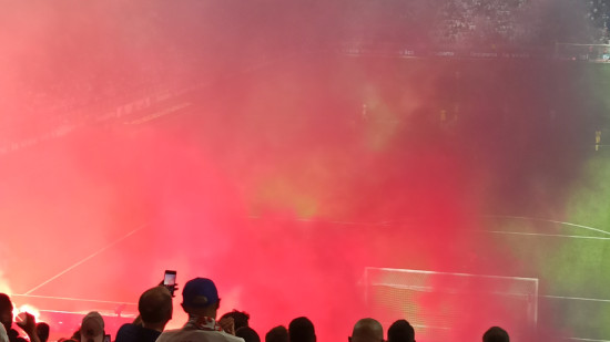 OL-Angers : un supporter sanctionné pour usage d’engin pyrotechnique