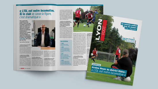 L’interview d’Arsène Meyer, le président du district du Rhône et de Lyon, à lire en octobre dans Lyon Foot