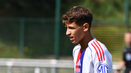 Khalis Merah (OL) buteur avec l'équipe de France U19  Khalis Merah (OL) buteur avec l'équipe de France U19
