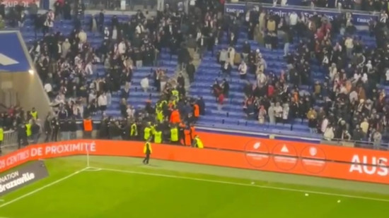 Echauffourées à la fin d’OL-PSG : des identifications en cours, pas de plainte déposée