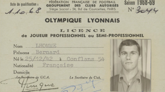 Bernard Lhomme, l&eacute;gende de l'OL est d&eacute;c&eacute;d&eacute;