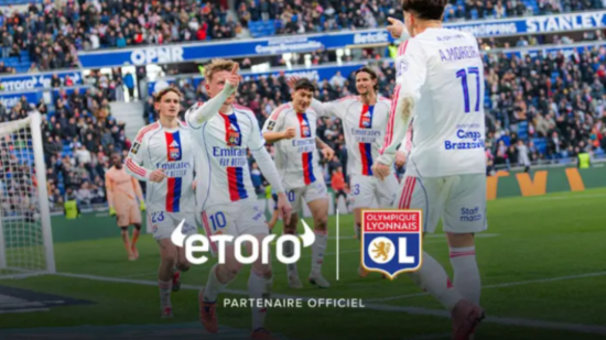 Avec eToro, l&rsquo;OL compte un nouveau partenaire officiel
