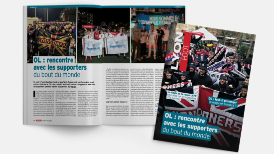 Les supporters du bout du monde, &agrave; lire en mars dans Lyon Foot