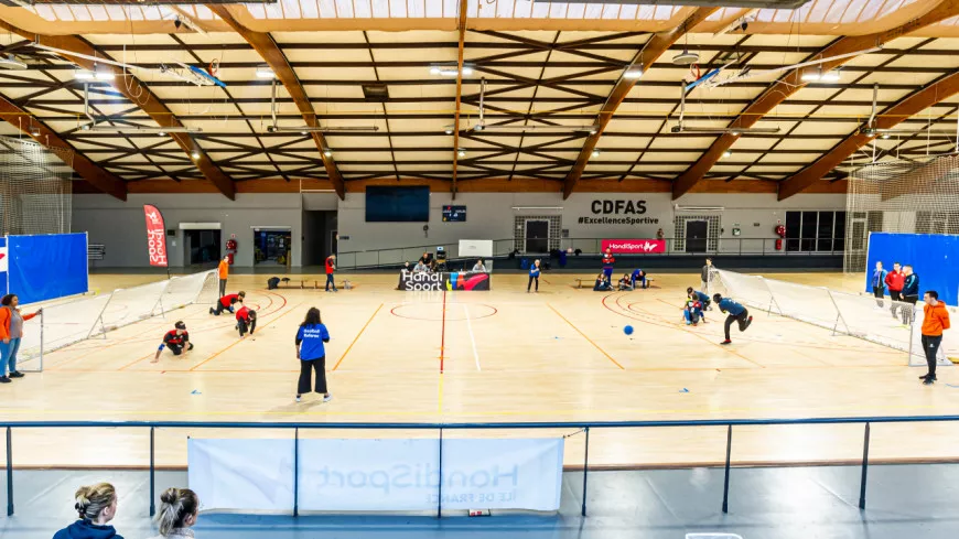 Lyon accueille une compétition européenne de goalball