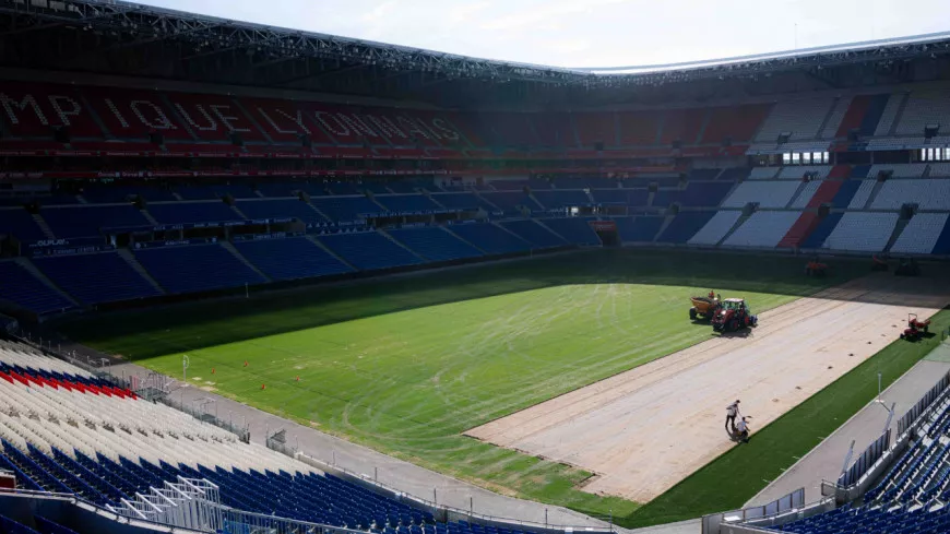 OL : une nouvelle pelouse pour le Groupama Stadium