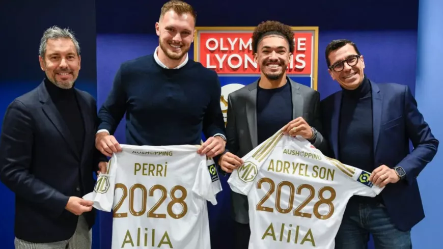 L'OL officialise les transferts de Lucas Perri et Adryelson, pour des montants ridicules