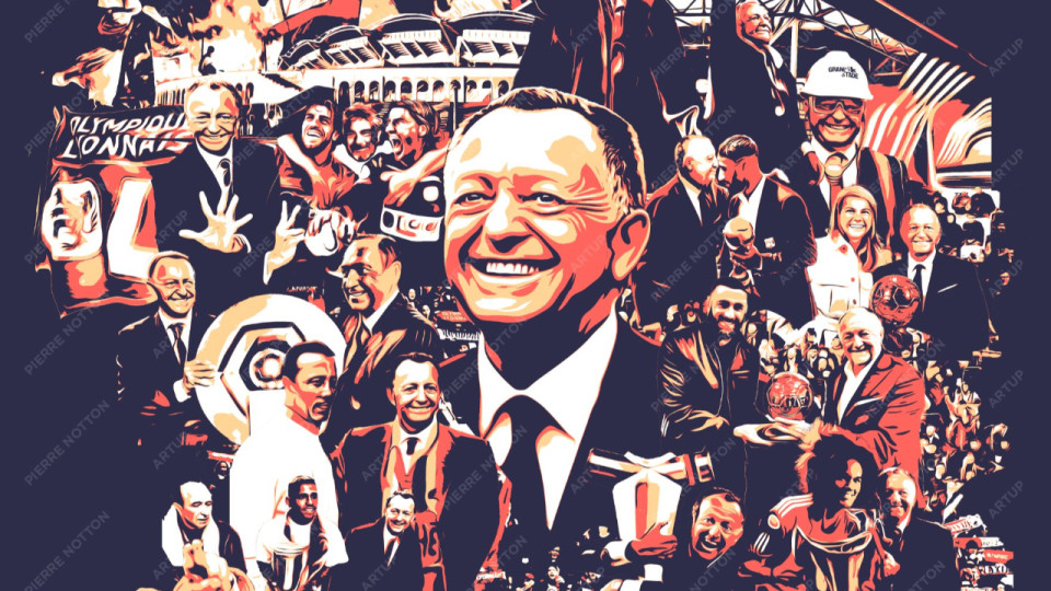 Un projet de fresque monumentale à Lyon pour rendre hommage à Jean-Michel Aulas