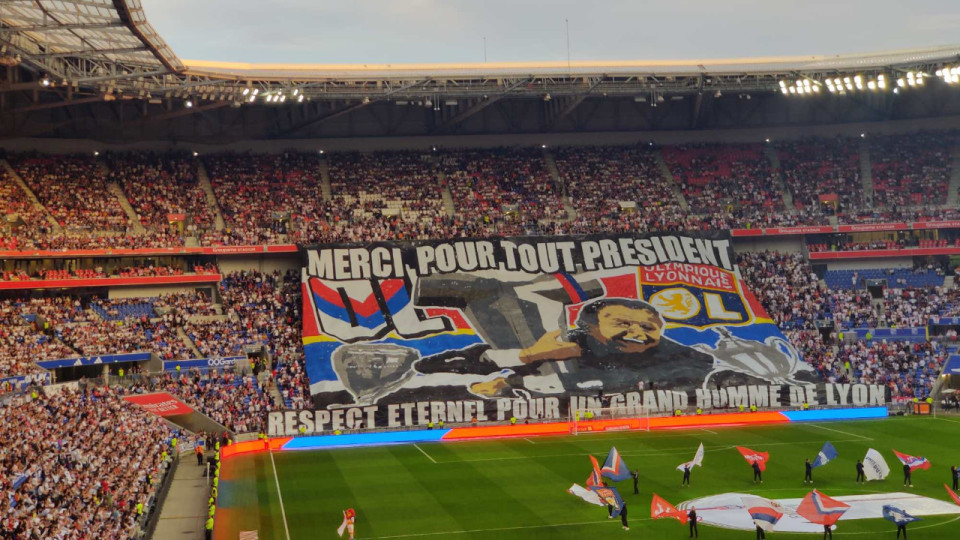 OL-Reims : le bel hommage des supporters &agrave; Jean-Michel Aulas