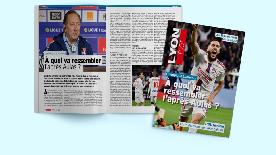 A quoi va ressembler l'après-Aulas, à découvrir dans Lyon Foot en juin