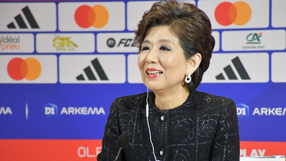 Michele Kang (OL f&eacute;minin) re&ccedil;ue &agrave; la Maison Blanche