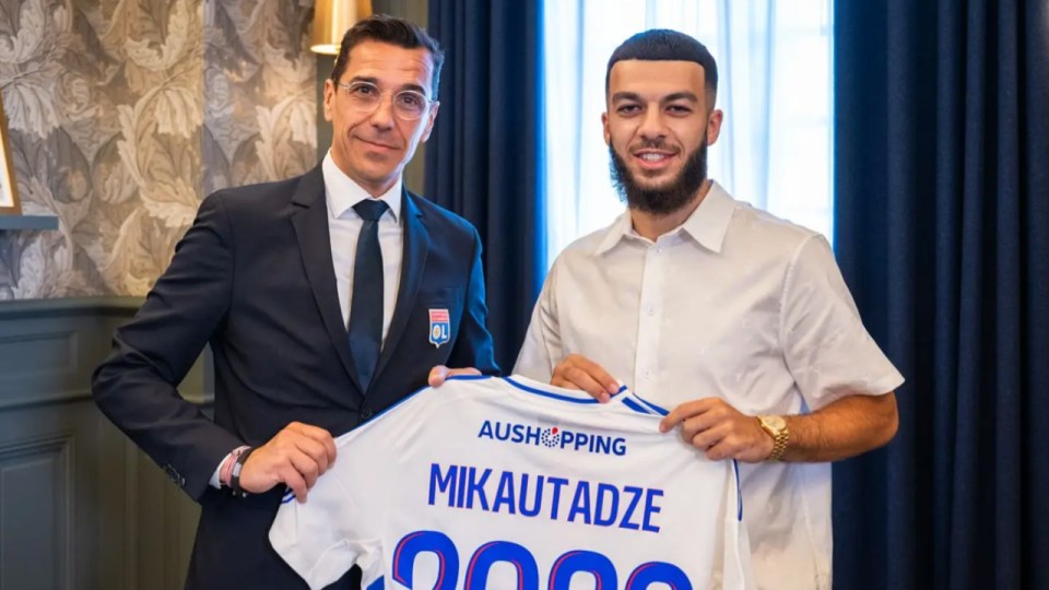 Georges Mikautadze impatient d'&eacute;voluer avec Alexandre Lacazette &agrave; l'OL : "&Ccedil;a va &ecirc;tre beau"