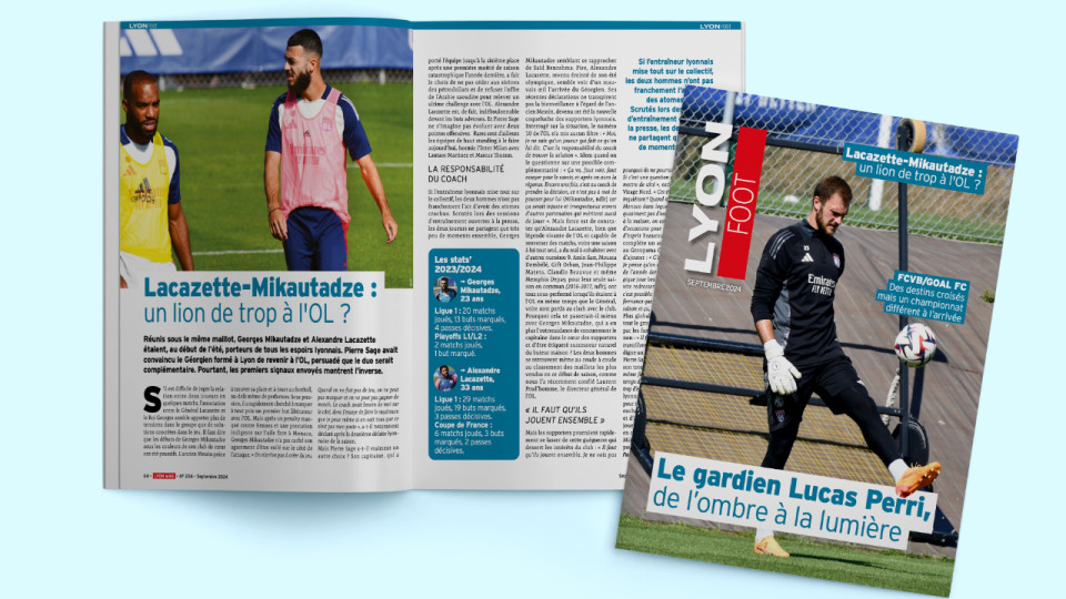 Lucas Perri, de l’ombre à la lumière, à lire en septembre dans Lyon Foot