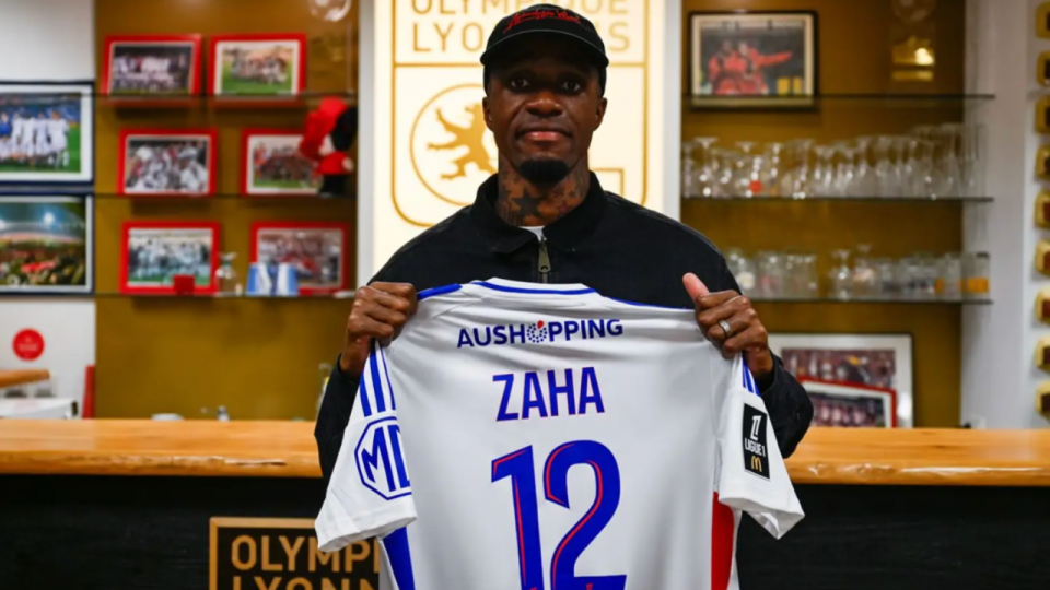 OL : Wilfried Zaha arrive en prêt payant (officiel)