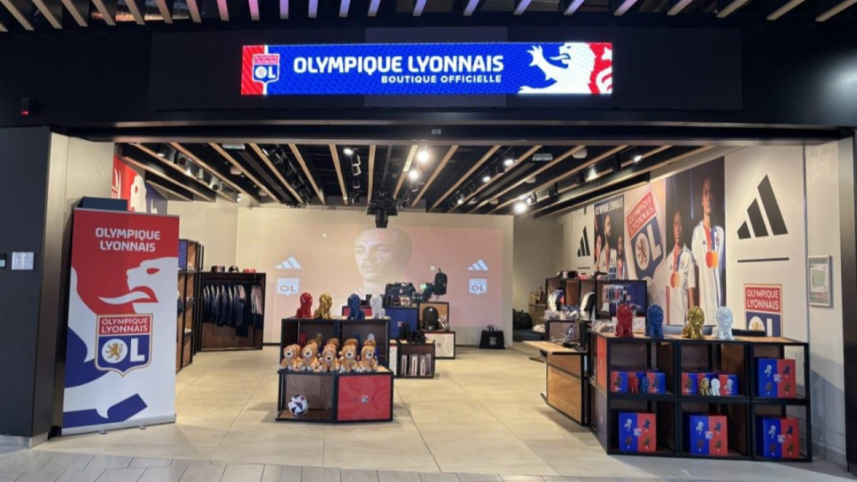 Ouverture d’une boutique de l’OL à l’aéroport de Lyon