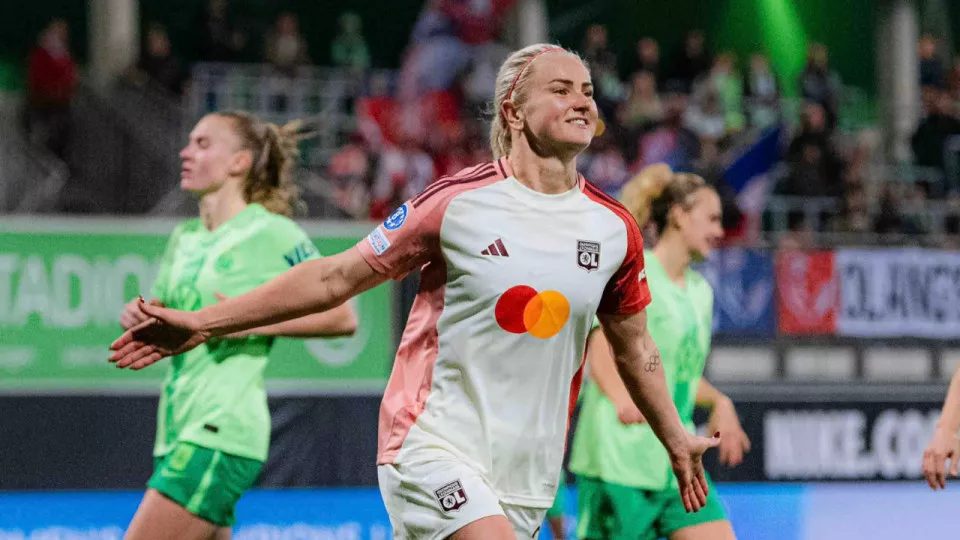 Ligue des Champions : l'OL féminin maîtrise Wolfsburg