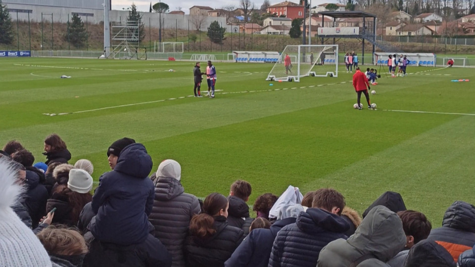 Près d'un millier de personnes pour l’entraînement de l'OL ouvert au public