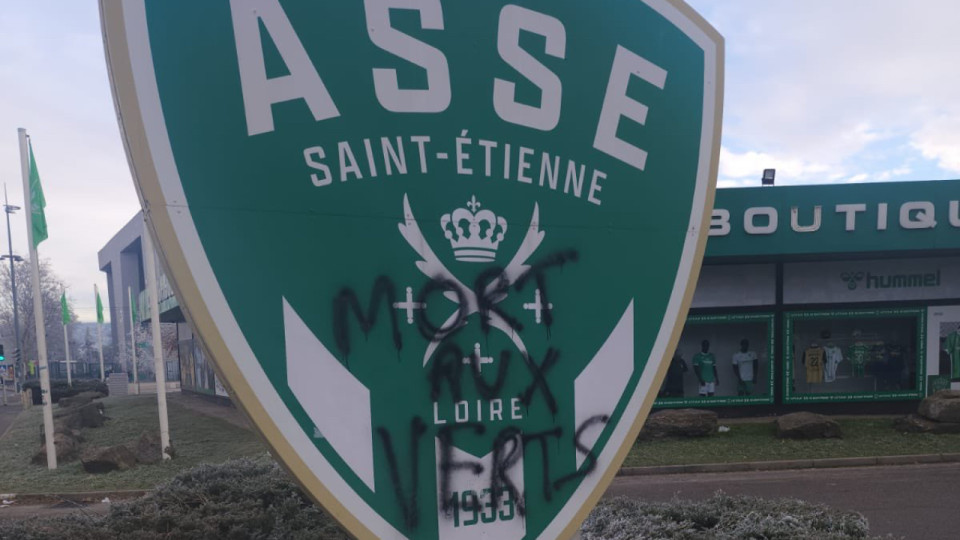 Les installations de l’ASSE une nouvelle fois vandalisées par des "supporters" de l'OL