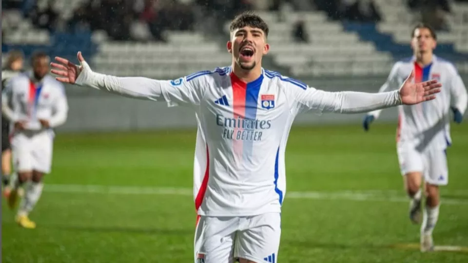 Alejandro Gomes Rodriguez (OL) s’est entraîné pour la première fois avec l’équipe pro