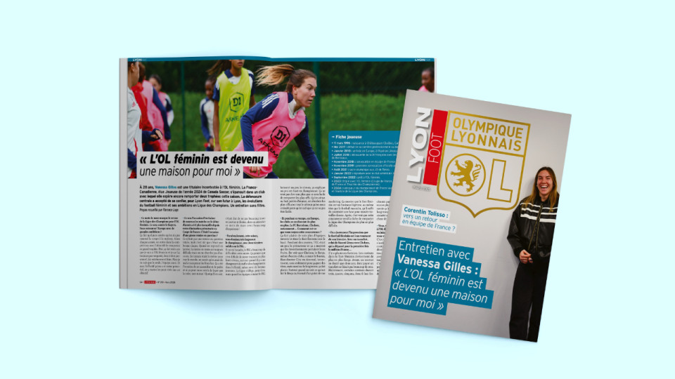 L’interview de Vanessa Gilles (OL féminin) à lire en mars dans Lyon Foot L’interview de Vanessa Gilles (OL féminin) à lire en mars dans Lyon Foot