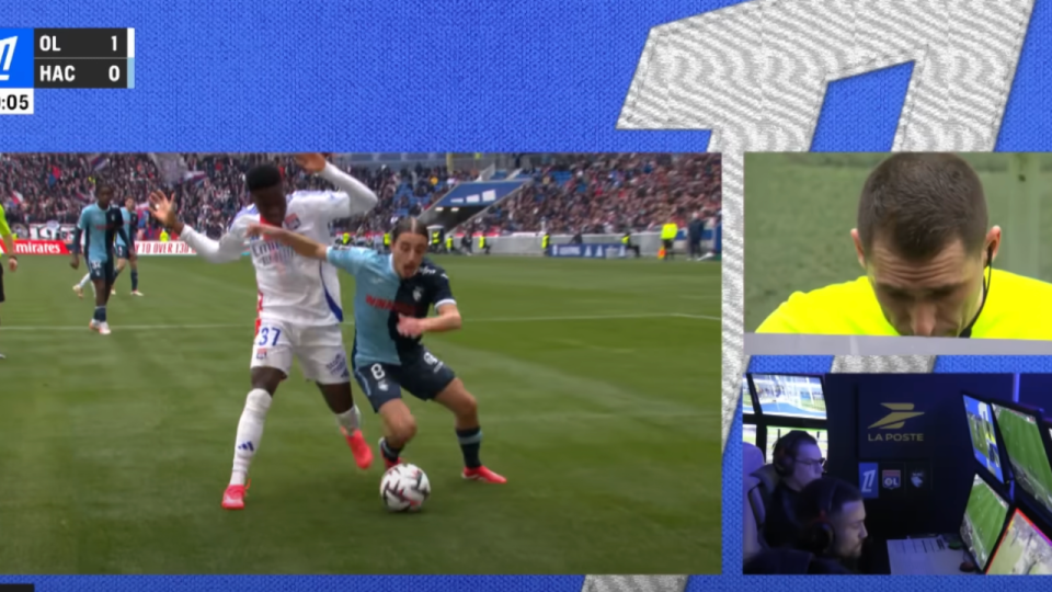 OL - Le Havre : le pénalty pour le Havre n’aurait pas dû être accordé selon la direction de l’arbitrage