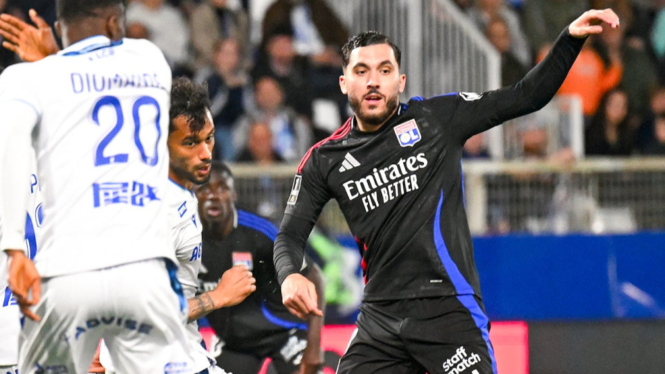 Les notes d'Auxerre-OL : Rayan Cherki a été merveilleux