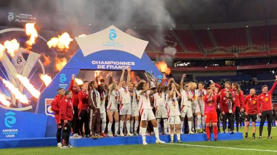 L'OL féminin survole le PSG et boucle la saison avec un nouveau sacre