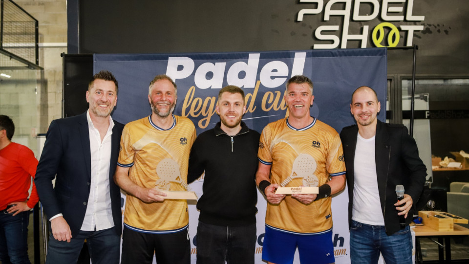 "L’occasion de faire la guerre à des mecs de 30 ans" : quand légendes de l’OL affrontent chefs d’entreprises au padel !