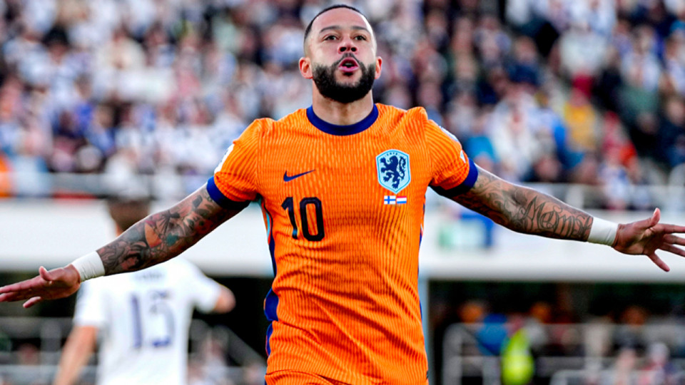 Memphis Depay (ex-OL) devient le co-meilleur buteur de l’histoire des Pays-Bas