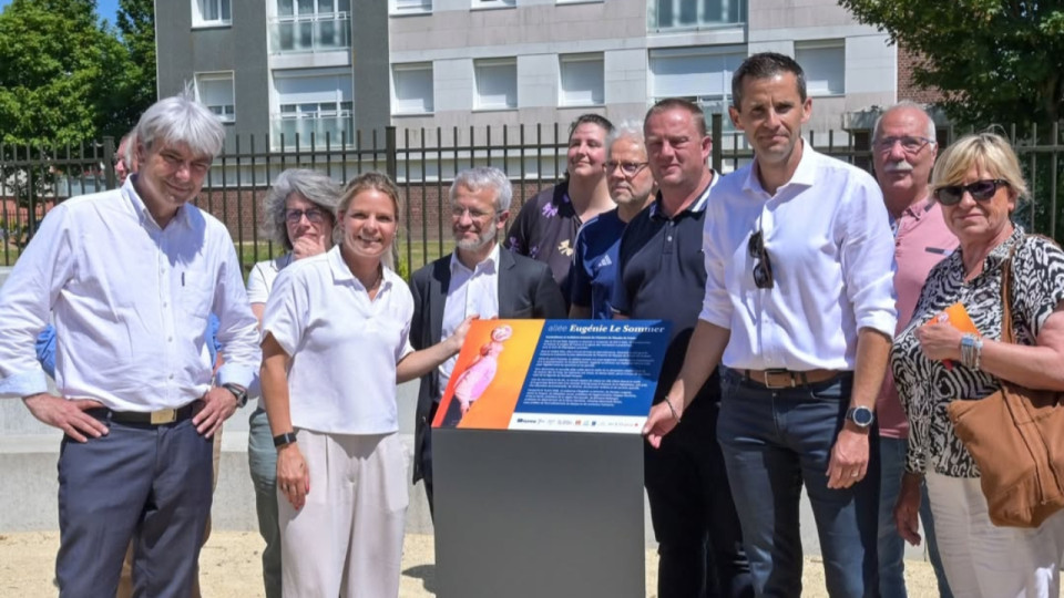 Une allée Eugénie Le Sommer (ex-OL Lyonnes) inaugurée en Seine-Maritime