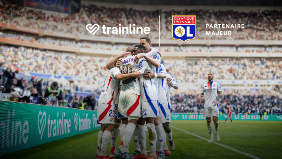 L’OL renouvelle son partenariat avec Trainline