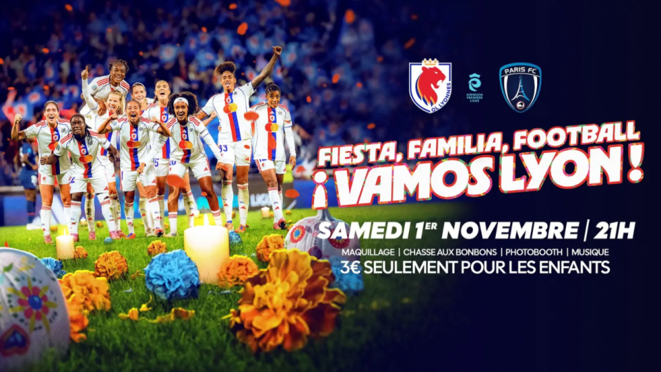 OL Lyonnes fête "El Dia de Los Muertos" avant le choc contre le Paris FC