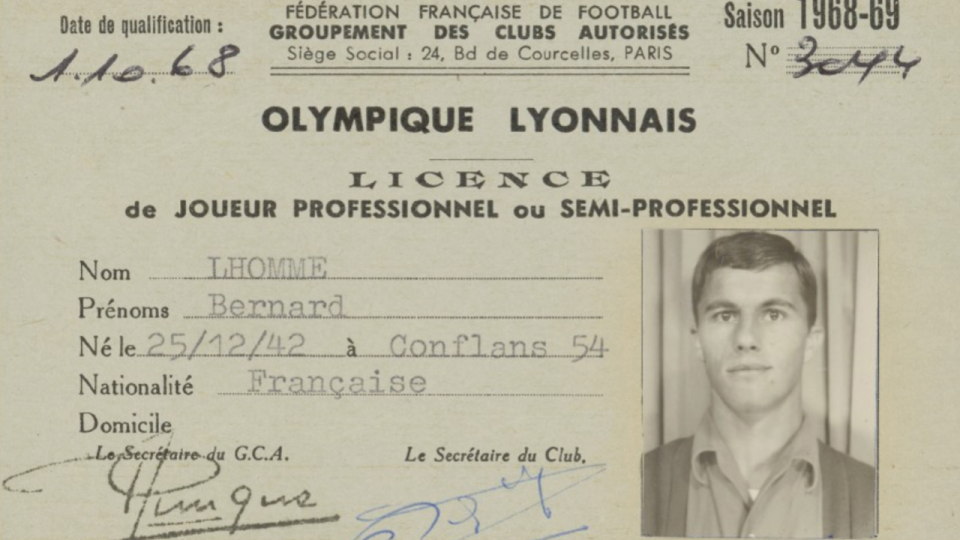 Bernard Lhomme, l&eacute;gende de l'OL est d&eacute;c&eacute;d&eacute;