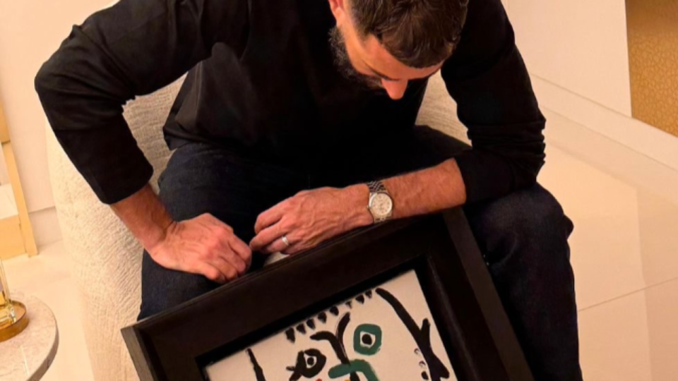 Karim Benzema (ex-OL) s&rsquo;offre une &oelig;uvre de Picasso