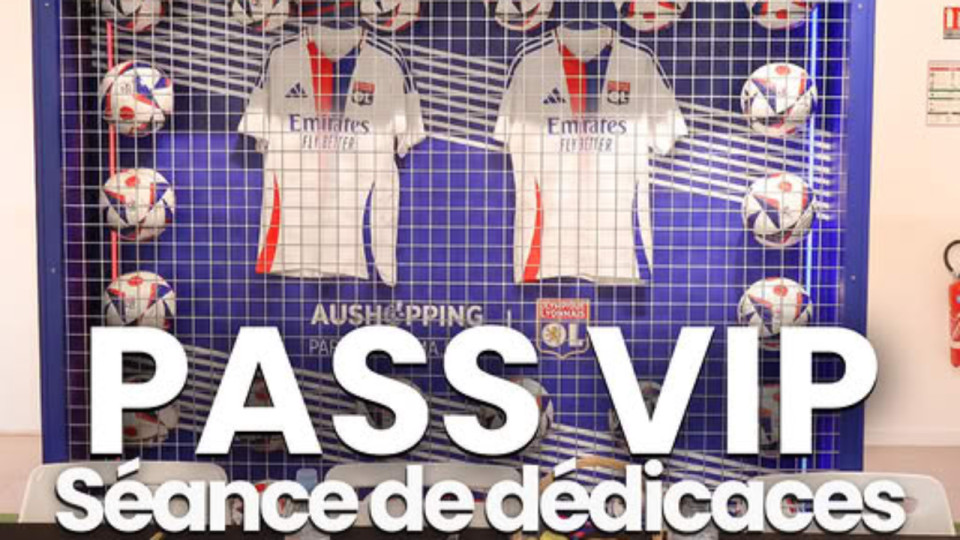 Cinq joueurs de l&rsquo;OL en s&eacute;ance de d&eacute;dicaces dans un grand centre commercial ce mercredi