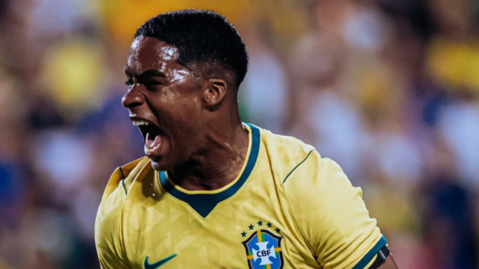 Endrick (OL) d&eacute;cisif en quelques minutes avec le Br&eacute;sil