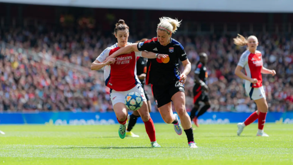 Arsenal-OL Lyonnes : une premi&egrave;re manche g&acirc;ch&eacute;e par des erreurs d&eacute;fensives