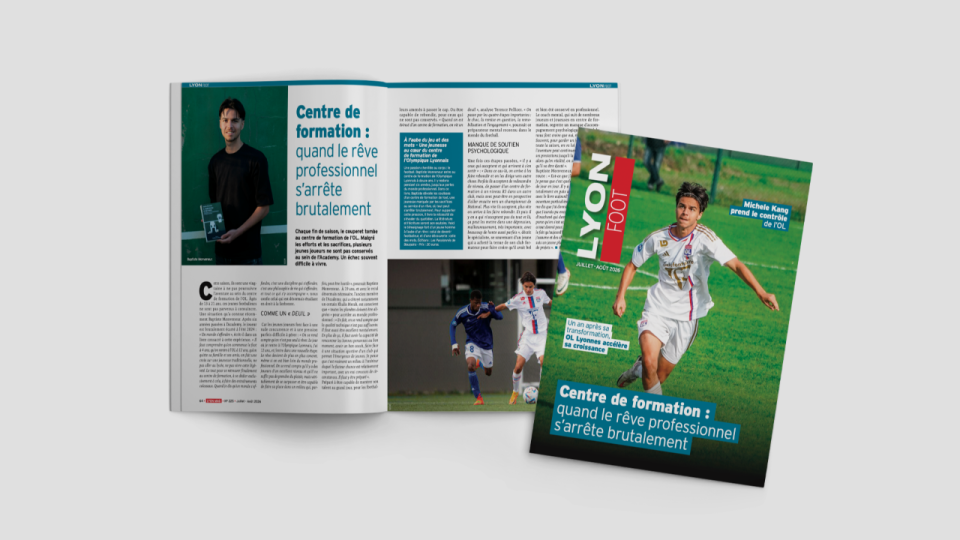 Centre de formation, rebondir apr&egrave;s l'&eacute;chec : &agrave; lire cet &eacute;t&eacute; dans Lyon Foot