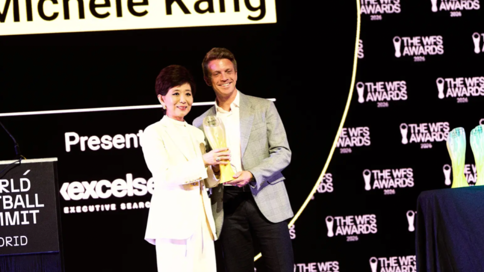 OL : Michele Kang devient la premi&egrave;re femme sacr&eacute;e Meilleure Dirigeante au World Football Summit